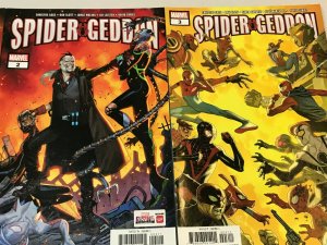SPIDER-GEDDON#1-5 VF/NM LOT MILES MORALES 2017 MARVEL COMICS