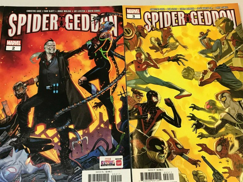 SPIDER-GEDDON#1-5 VF/NM LOT MILES MORALES 2017 MARVEL COMICS