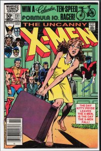The Uncanny X-Men #151 Newsstand Edition (1981) X-Men