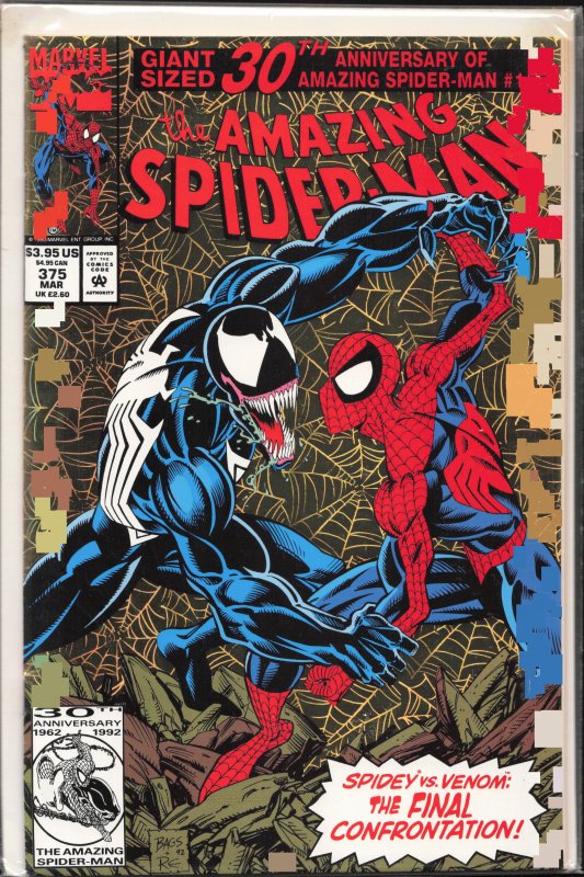 The Amazing Spider-Man #375 Direct Edition (1993) Spider-Man [Key Issue]