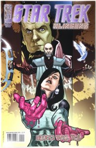 STAR TREK KLINGONS BLOOD WILL TELL Comic Issue 5 Main Cover — 2007 IDW Pub VF+  