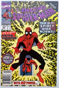 The Amazing Spider-Man #341 NEWSSTAND (VF)(1990)