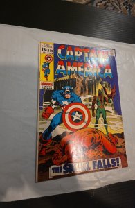 Captain America #119 (1969)The skull falls  light foxxing