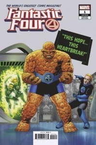 Fantastic Four 1T Cassaday Variant NM 2018 Stock Image  n185