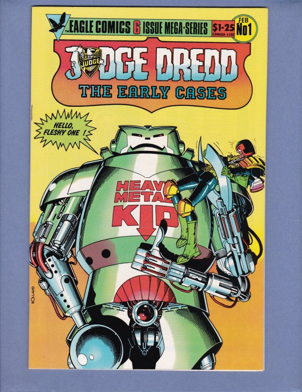 Judge Dredd The Early Cases #1 NM Eagle Comics 1986