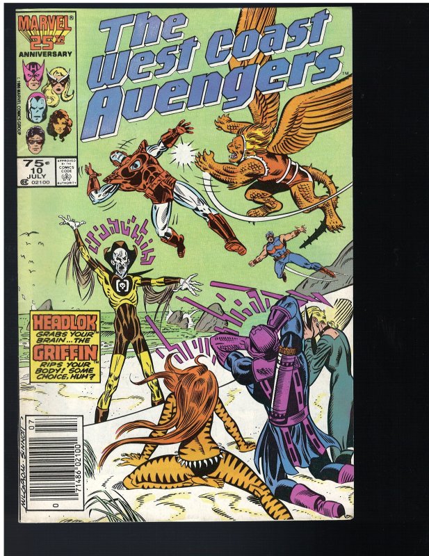 West Coast Avengers #10 (Marvel, 1986)