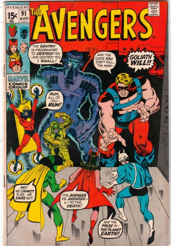 Avengers, The #91 (Aug-71) VF High-Grade Avengers