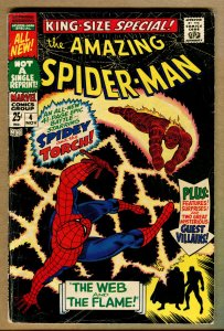 The Amazing Spiderman  #36 - King-Size Special 1967 (Grade 5.5) WH