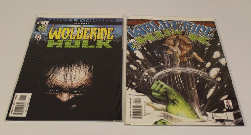 MARVEL Knights SET-Wolverine & HULK #1-#2 FINE (SIC530) 