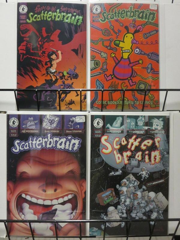 SCATTERBRAIN (1998 DH) 1-4  Mignola, Woodring, Aragones