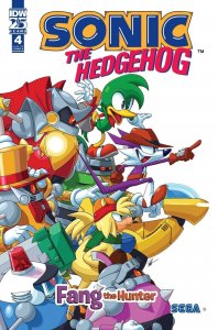 Sonice the Hedgehog Fang Hunter #4 Cover B Variant Comic Book 2024 - IDW