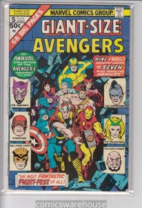 GIANT-SIZE AVENGERS (1974 MARVEL) #5 VG+ A02579