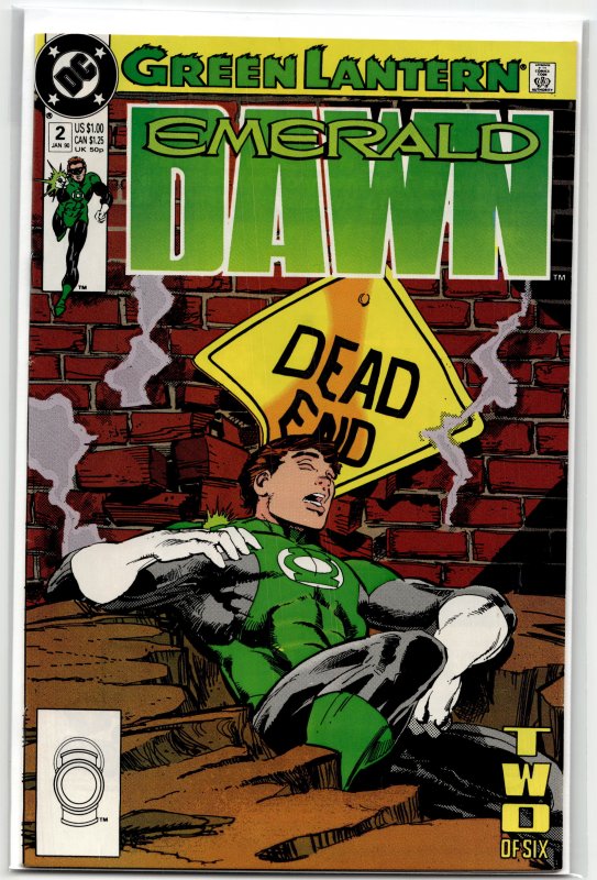 Green Lantern: Emerald Dawn #2 Direct Edition (1989) Green Lantern