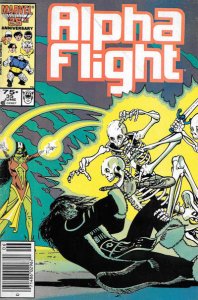 Alpha Flight (1st Series) #35 (Newsstand) VG ; Marvel | low grade comic Bill Man