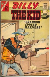 Billy The Kid #62 1967-Charlton-bar room gunfight cover-violence-crime-FN