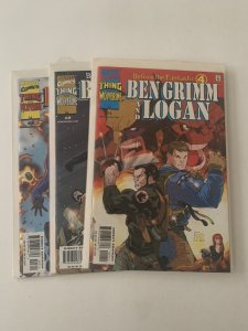 Ben Grimm And Logan 1 2 3 Lot Run Set Near mint Marvel