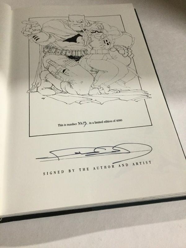 The Dark Knight Special Edition Signed By Frank Miller DC Comics Hardcover TPB 