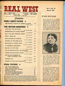 Real West 3/1962-Wild Bill Hickok-Mad Slasher of Phoenix-VG