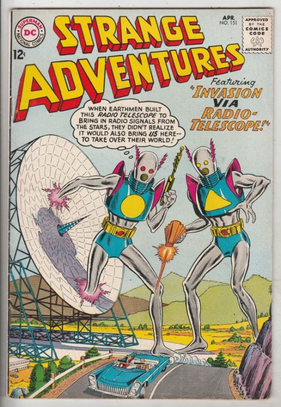 Strange Adventures #151 (Apr-63) VF/NM High-Grade Star Hawkins