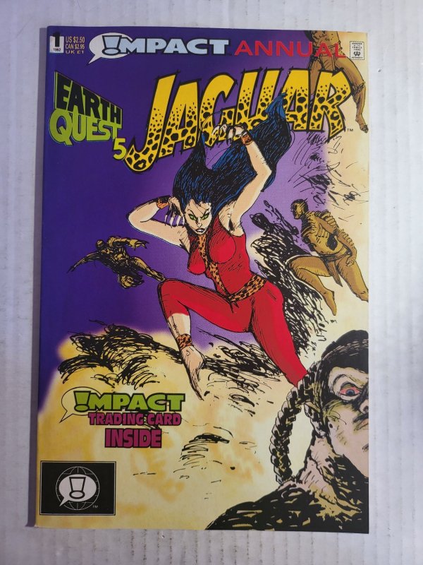 Legend of the Shield Comet, Fly, Jaguar and Black Hood Annuals Earth Quest(1992)