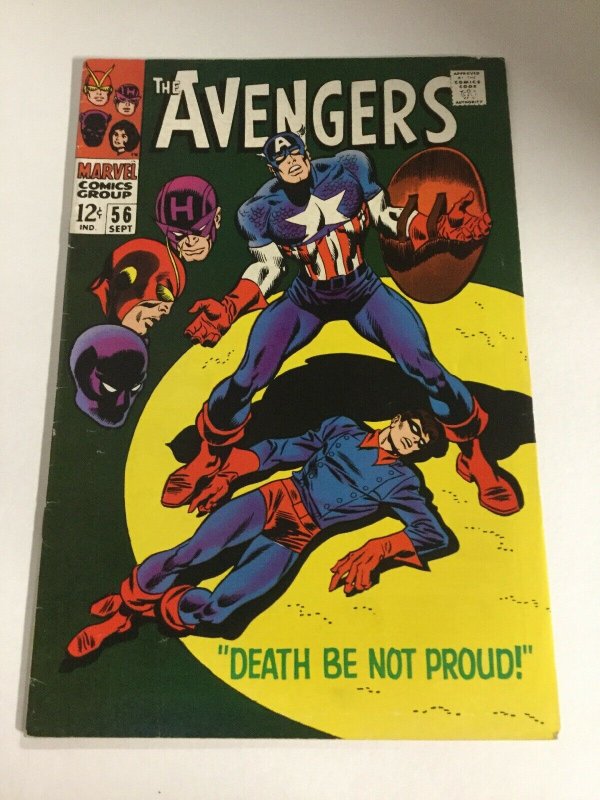 Avengers 56 Fn/Vf Fine/Very Fine 7.0 Marvel Comics Silver Age