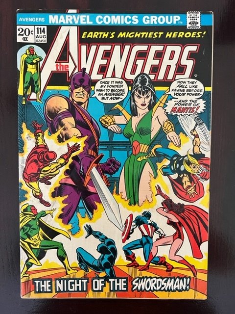 The Avengers #114 (1973) - 1st Appearance of Mantis!!!