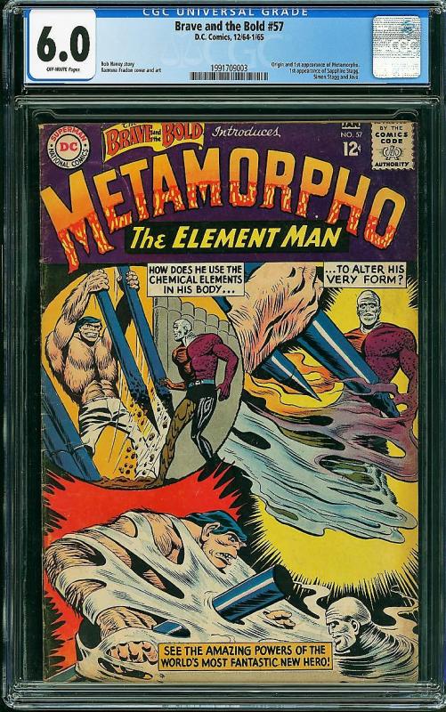 Brave and the Bold #57 (Dc, 1964) CGC 6.0 - KEY