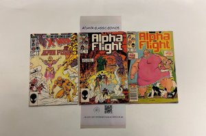 3 Marvel Comics Alpha Flight # 22 #24 X-Men and Alpha Flight #1 40 JW3