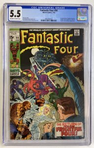 Fantastic Four #94 - CGC 5.5 - Marvel - 1970 - 1st app of Agatha Harkness!
