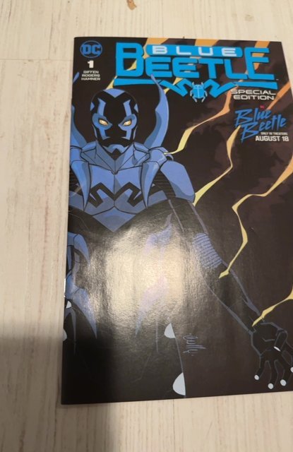 Blue Beetle #1 (2023) special edition variant for movie