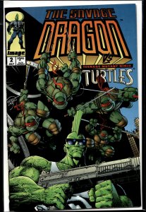 Savage Dragon #2 (1993) Teenage Mutant Ninja Turtles