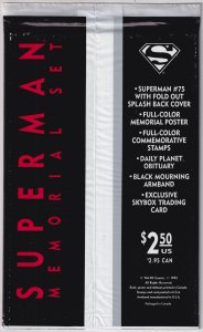 Superman #75 Black Bag Edition (1993) SEALED BAG, UNOPENED