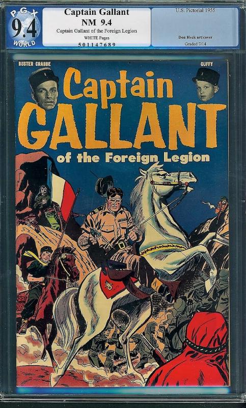 Captain Gallant #nn (U.S. Pictoral, 1955) PGX 9.4