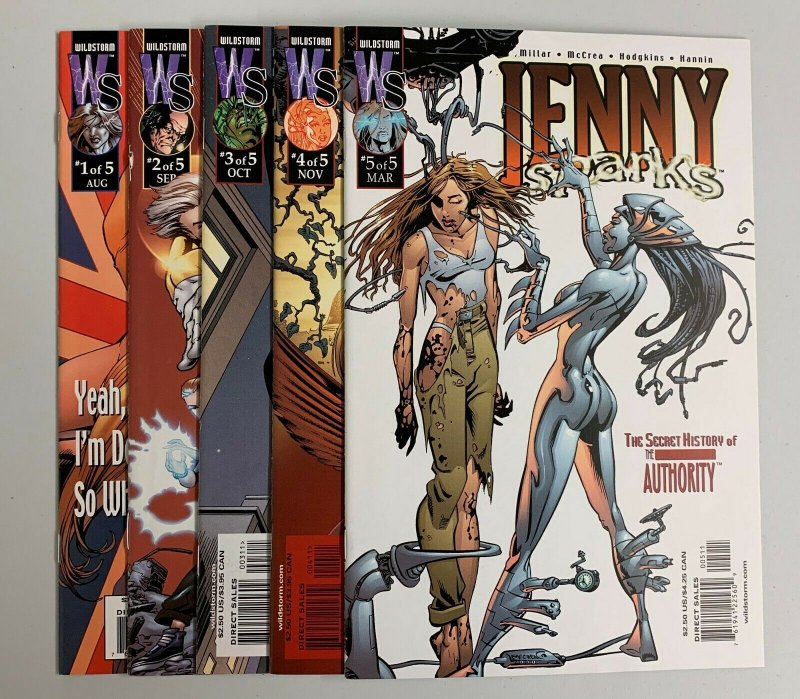 Jenny Sparks #1-5 Set (Wildstorm 2000) 1 2 3 4 5 Mark Millar (9.0+) 