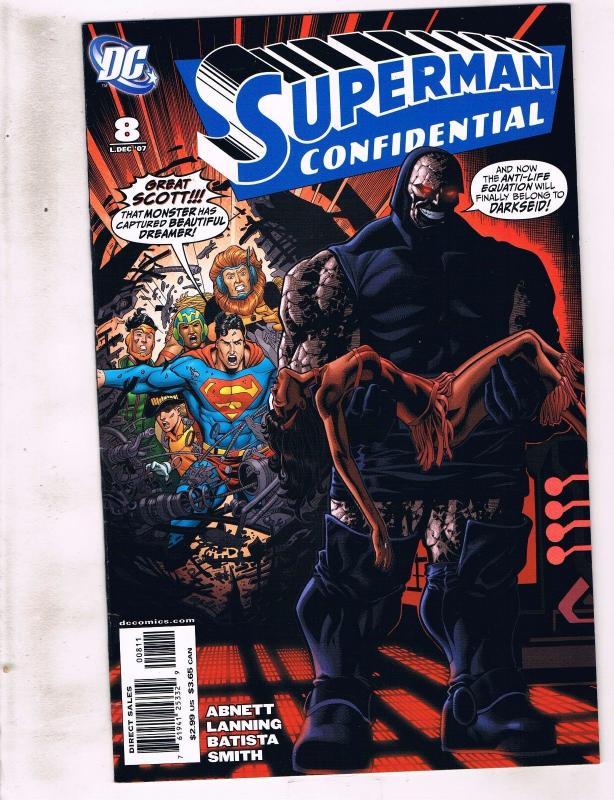 Lot of 7 Superman Confidential DC Comic Books #1 5 6 7 8 9 10 BH53