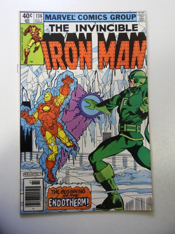 Iron Man #136 VG/FN Condition small moisture stain bc