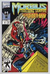 Morbius The Living Vampire #3 Spider-Man (Marvel, 1992) VF 