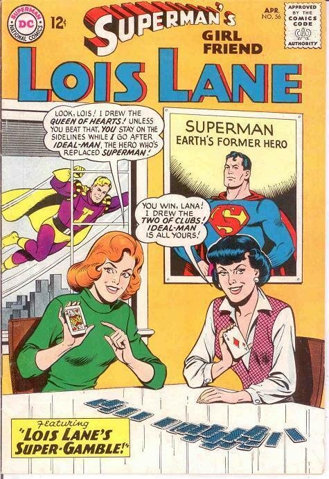 LOIS LANE 56 FINE SATURN GIRL APP  April 1965 COMICS BOOK