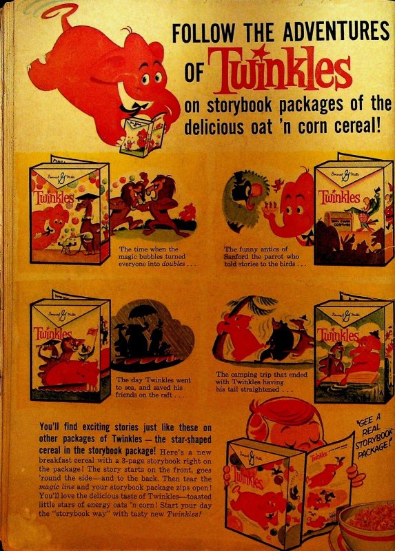 Adventures of Mighty Mouse 150 Dell Comics 1961 Flood Umbrella