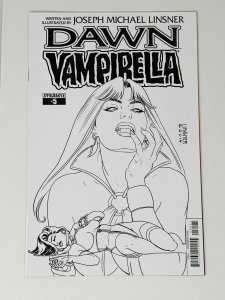 Dawn / Vampirella #5 Linsner Black & White Variant Cover 1:10 YE20