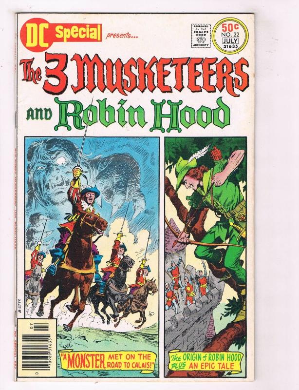 DC Special #22 VG Comic Book Kubert JLA Super Heroes Monsters July 1976 DE36