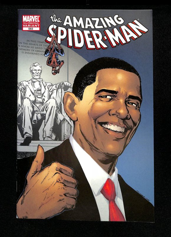 Amazing Spider-Man #583 Obama Variant