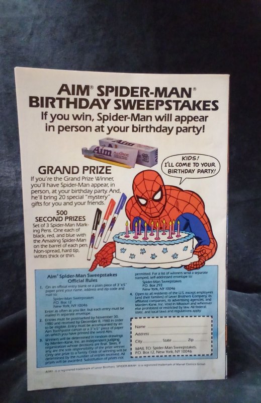 Exclusive Collectors' Edition: Spider-man #1 (1980)