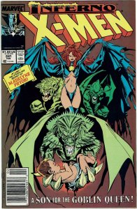 The Uncanny X-Men #241 Newsstand Marc Silvestri NM