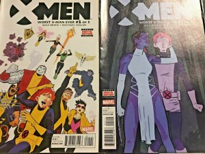 X-MEN: WORST X-MAN EVER#1-5 VF/NM LOT 2016 MARVEL COMICS 