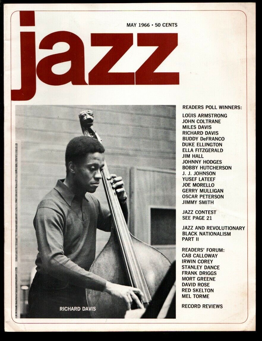 Jazz 5/1966-Jazz Press-Richard Davis cover-Info for jazz fans & historians-Mi... | Comic Books - Modern Age