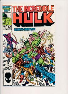 Marvel Comics THE INCREDIBLE HULK #321 Death Match ~ VF  1985 (PF02)