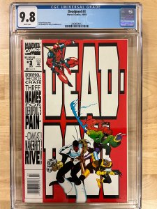 Deadpool #3 (1993) CGC 9.8