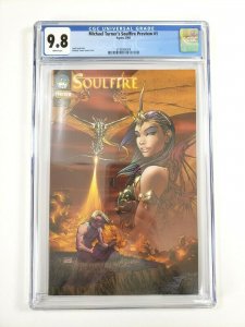 Michael Turner's SOULFIRE Preview #1 CGC Grade 9.8 Aspen Comics 2003