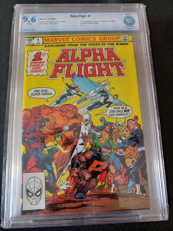 ALPHA FLIGHT #1 CBCS 9.6